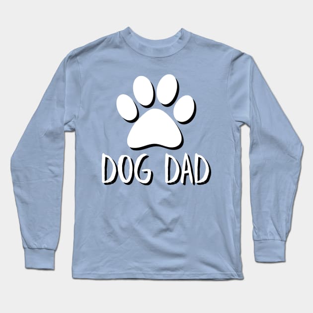 Dog Dad Long Sleeve T-Shirt by NightField